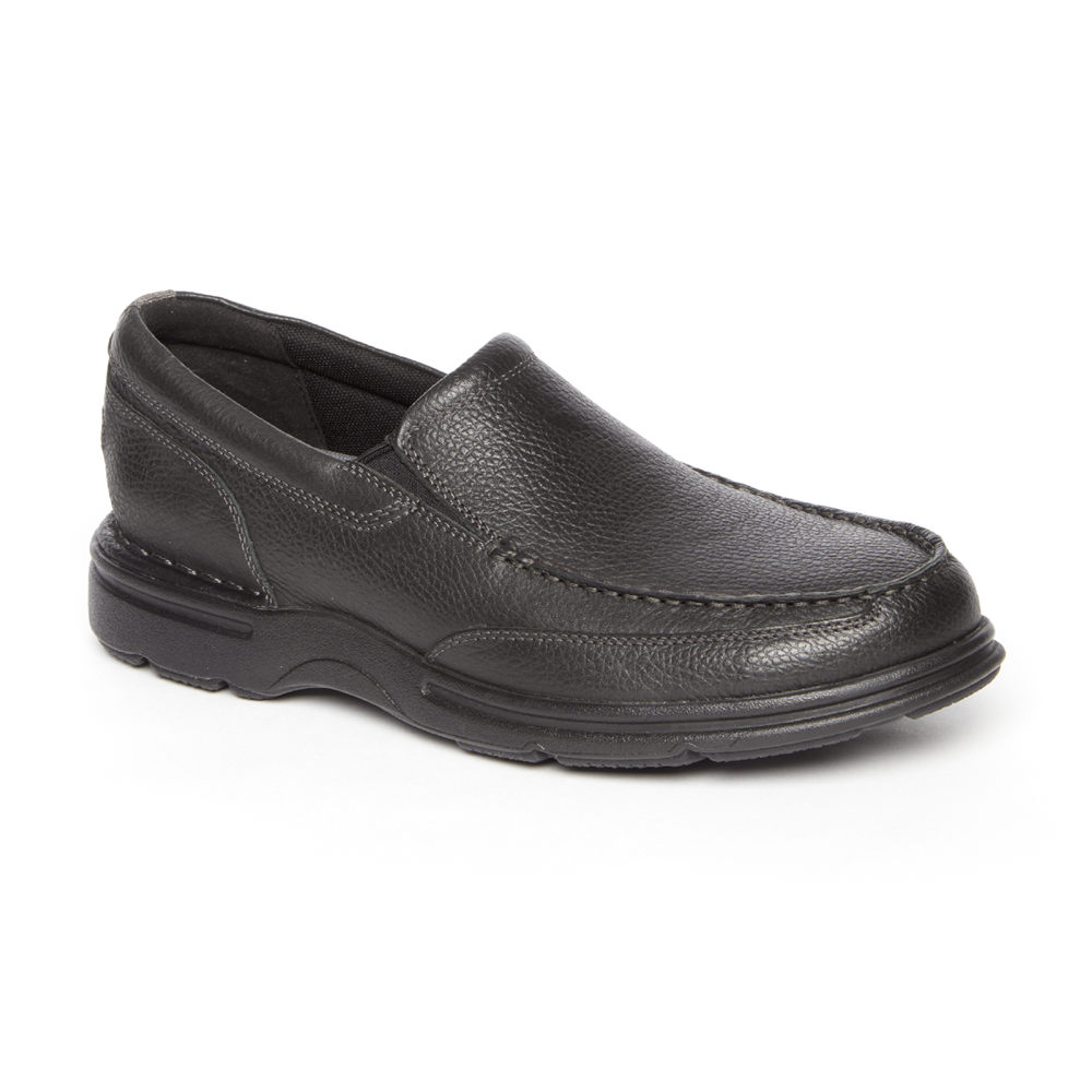 Rockport Mens ProWalker Eureka Plus - Slip-On Black - DHT365792